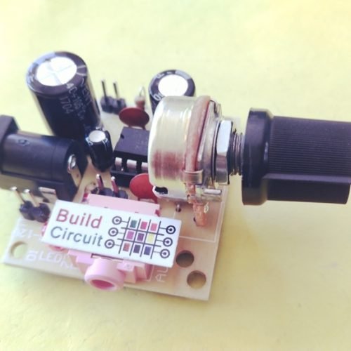 DIY KIT 52- LM386 based audio amplifier - BuildCircuit.COM