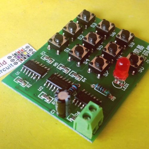 DIY KIT 63- Multi-Functional Simple Electronic Password Lock Circuit ...